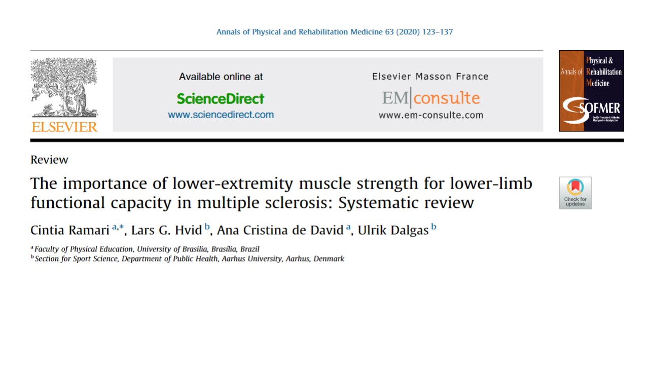 Importância da força muscular para pessoas com esclerose múltipla