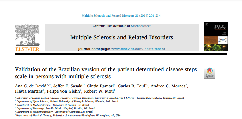Validação da versão brasileira da escala PDDS na esclerose múltipla